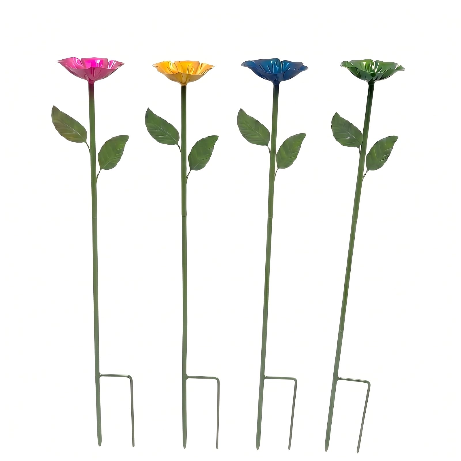 SEEKOGO Bee Watering Station with colorful flower cups