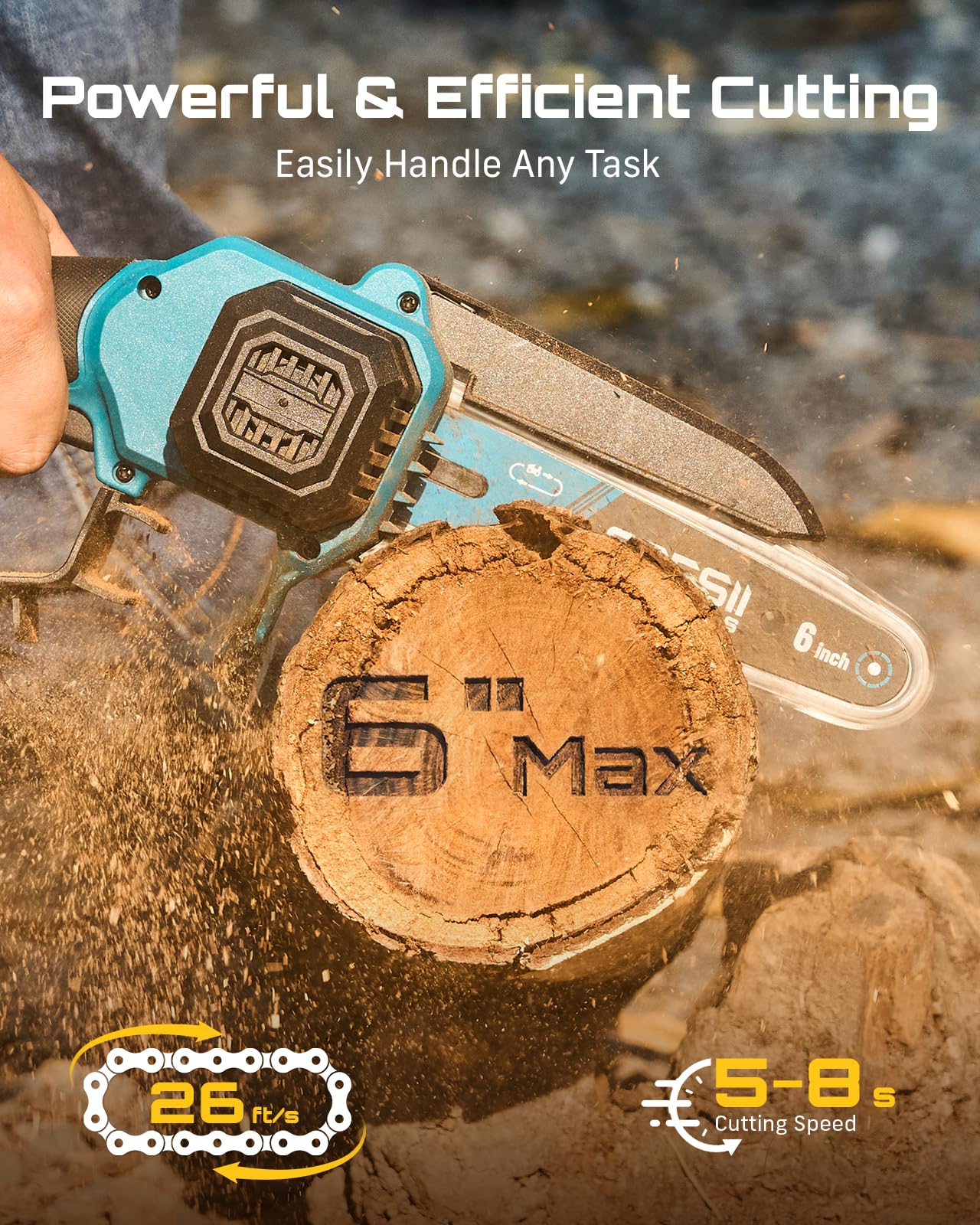 Seesii 2-in-1 gardening tool set on a garden background