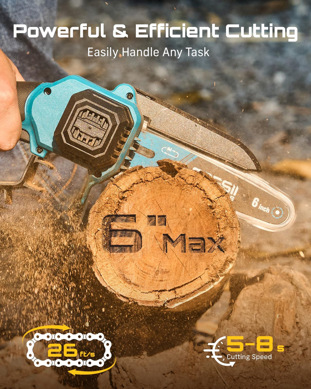 Seesii 2-in-1 gardening tool set on a garden background