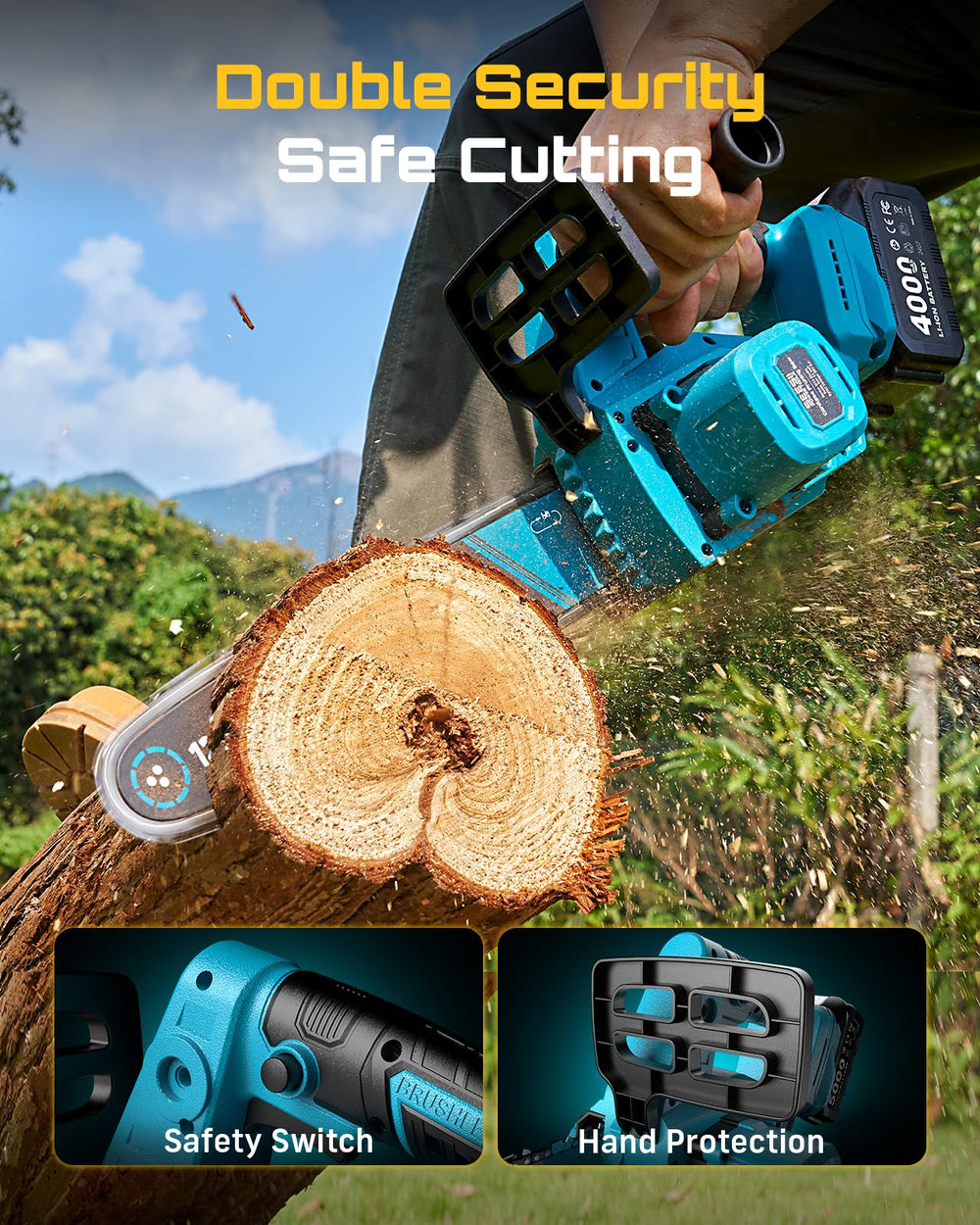 Seesii Chainsaw packaging and contents overview