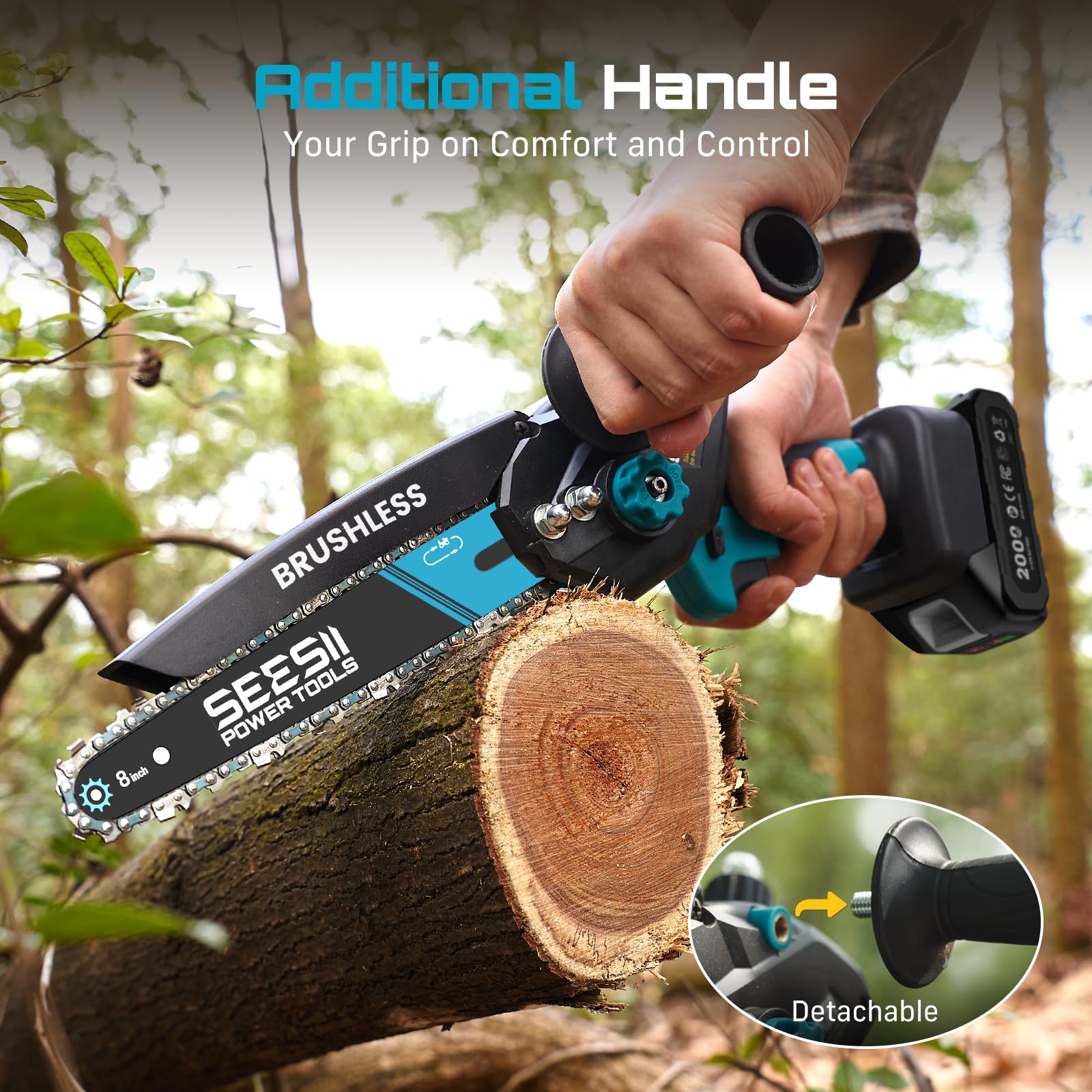 Seesii Mini Chainsaw overall package with tools
