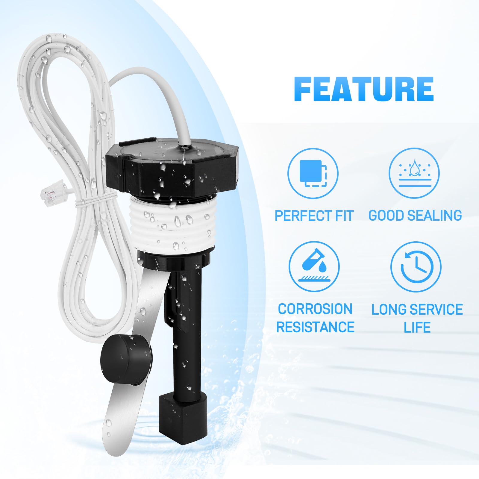 Sejaede Pool Flow Switch Assembly GLX-FLO-RP on a pool setup