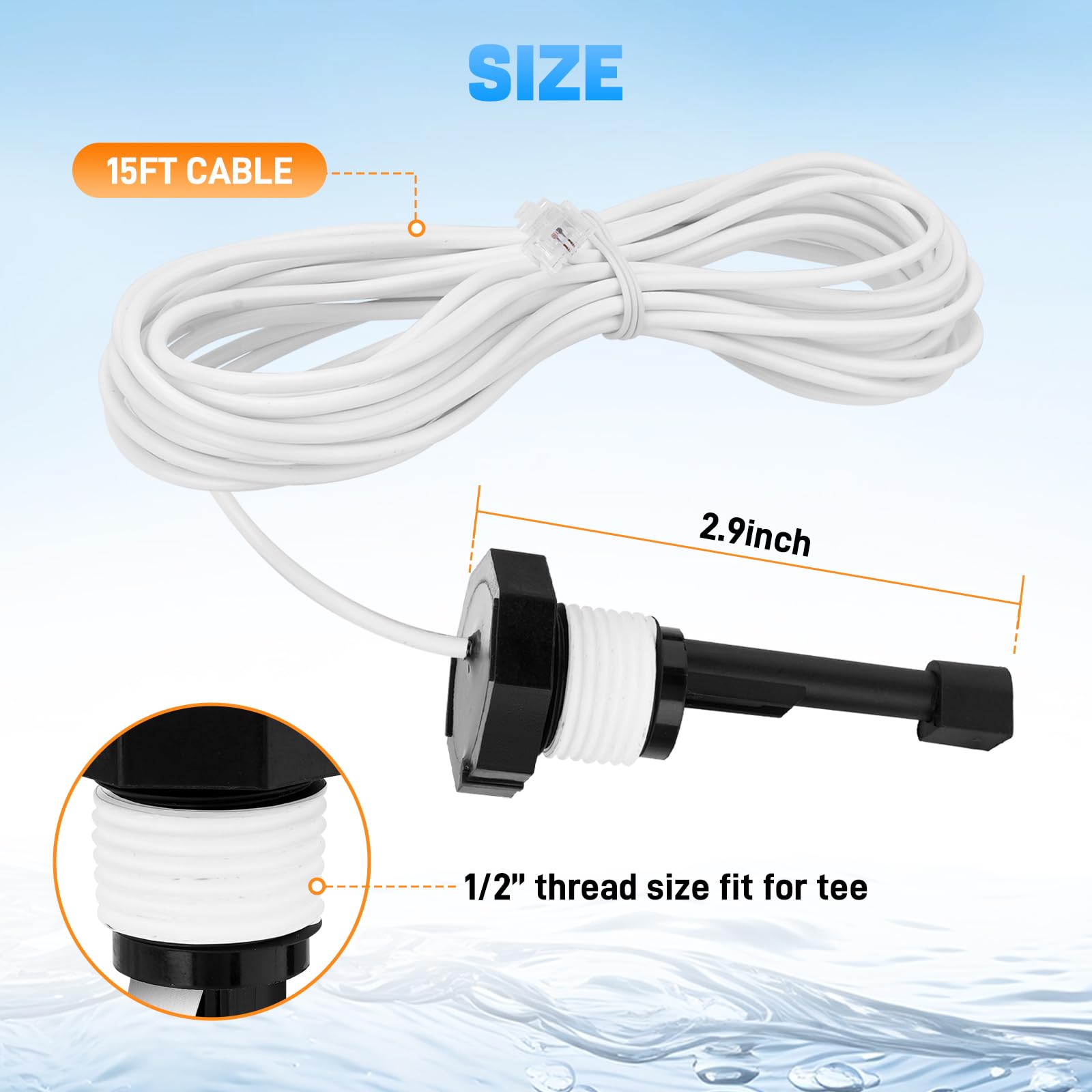 Sejaede Pool Flow Switch Assembly GLX-FLO-RP packaging