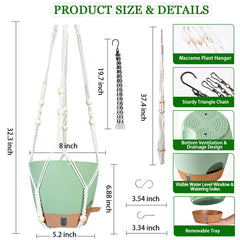 Self-watering mechanism of Fielda Hanging Planter