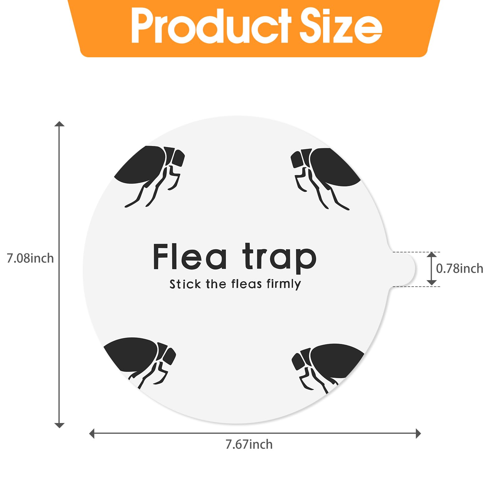 SENITEK EARPADS 7.1 inch round glue board close-up