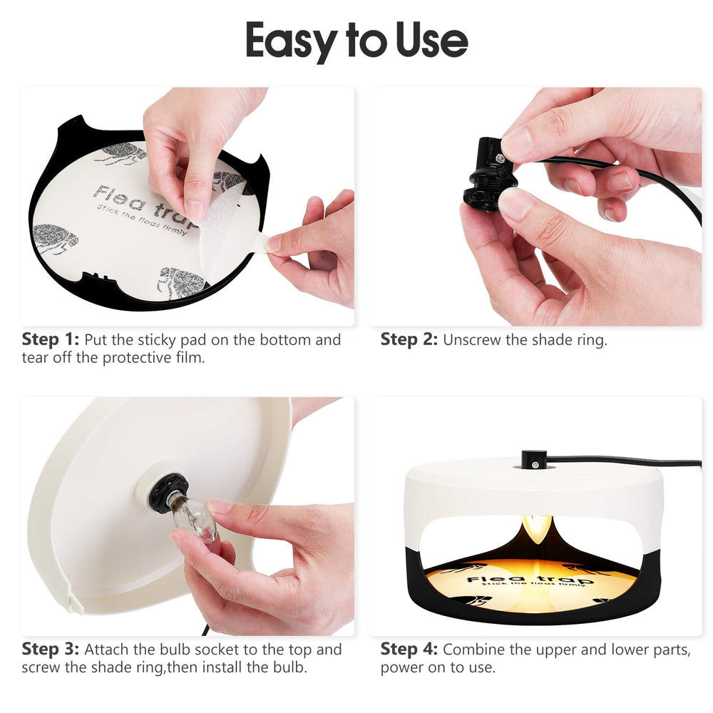 SENITEK EARPADS Flea Trap dimensions and specifications