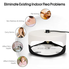 SENITEK EARPADS Flea Trap with replacement bulbs and sticky pads
