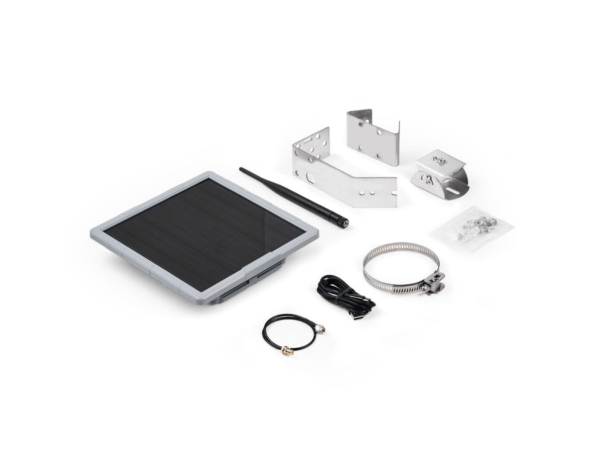 SenseCAP Solar Node P1-Pro front view with solar panel