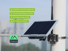 SenseCAP Solar Node P1-Pro side view showing weatherproof enclosure