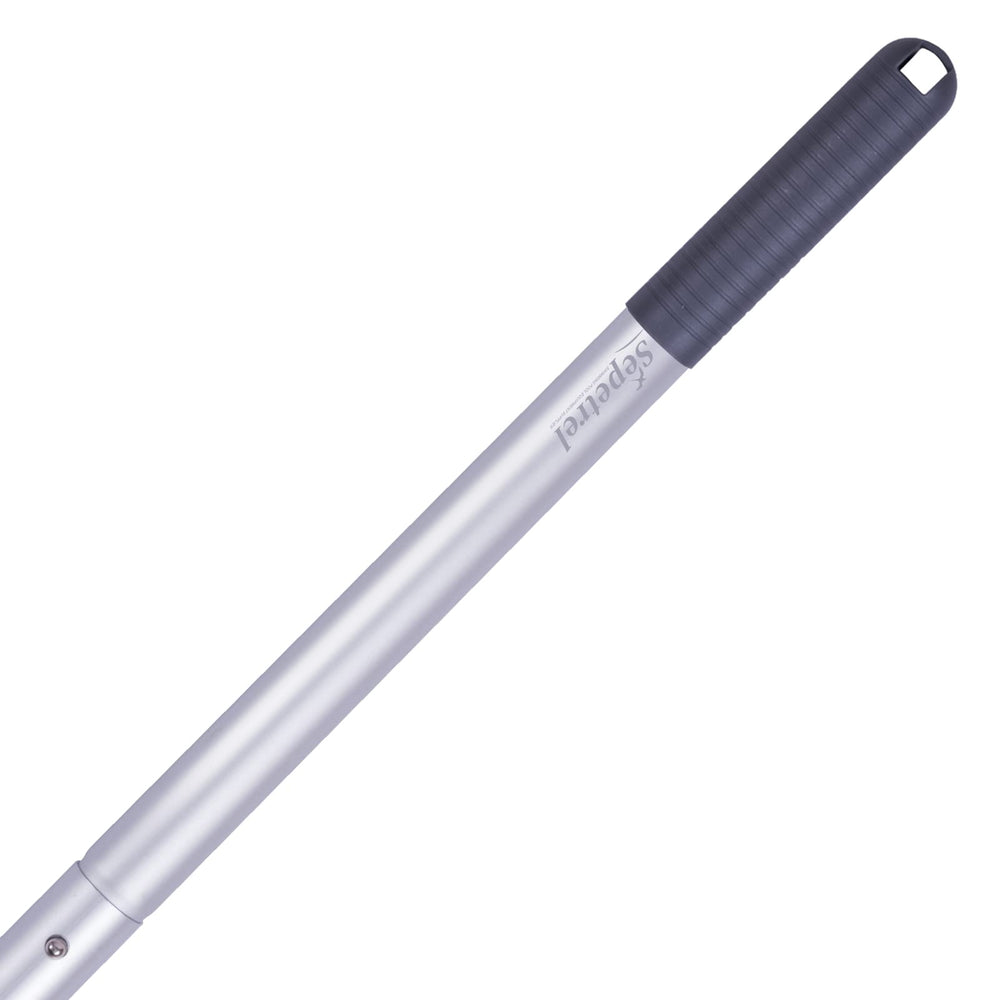 Sepetrel 10.5 FT pool pole front view with aluminum finish