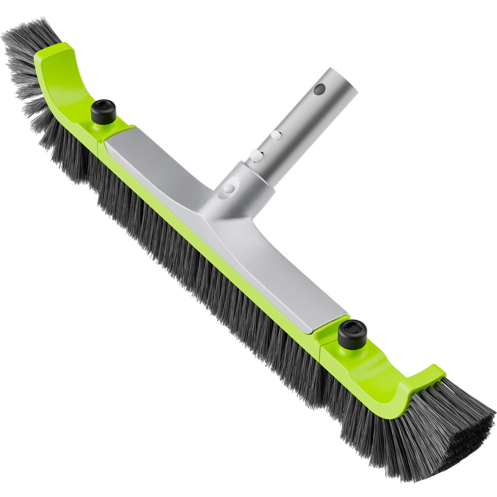 Sepetrel 20-inch curved pool brush head front view