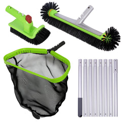 Sepetrel Pool Cleaning Kit with adjustable pole and accessories