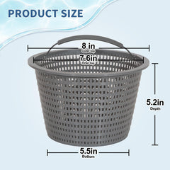 Sepetrel Pool Filter Basket in use at a pool skimmer