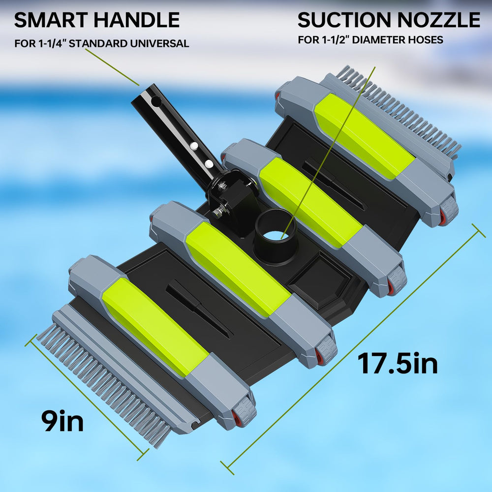 Sepetrel Pool Vacuum Head in action during pool cleaning
