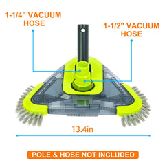 Sepetrel Pool Vacuum Head in use in a pool