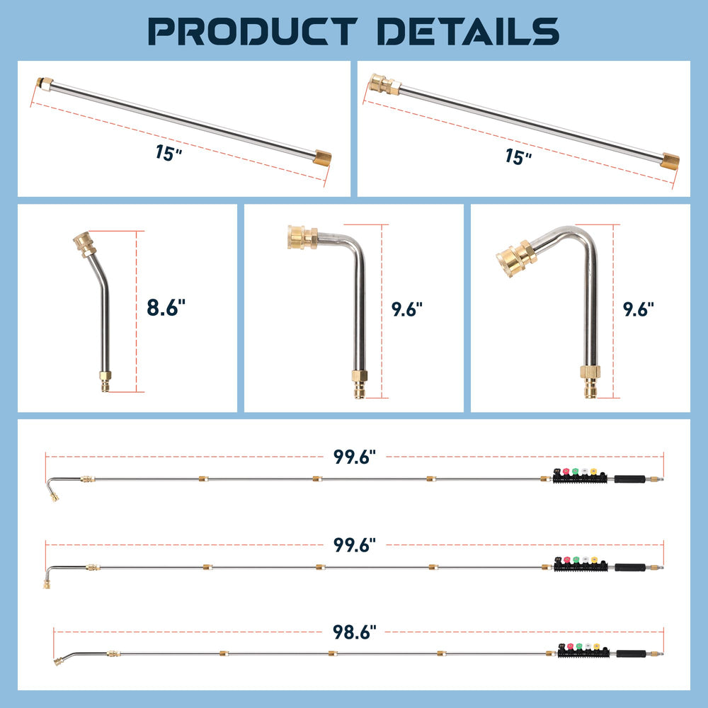 SEPLY Extension Wand ergonomic handle view