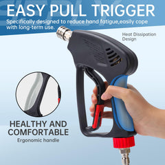 SEPLY Pressure Washer Short Gun with foam cannon attachment