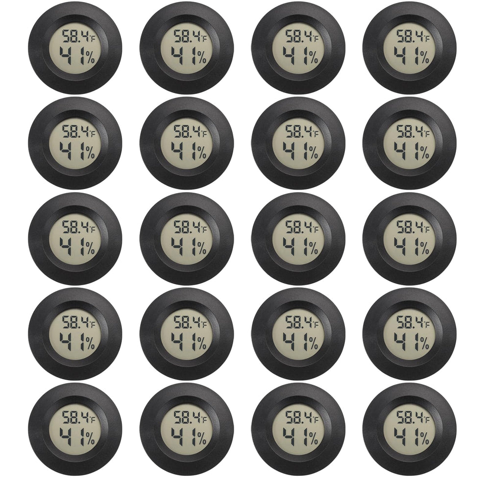 Serundo Auto Hygrometer Thermometer 20PC pack front view