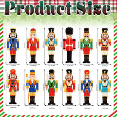 Set of 12 BBTO Christmas Nutcracker Yard Signs with installation sticks
