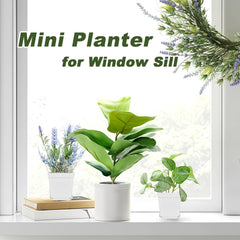 Set of 24 Anyumocz plastic plant pots stacked