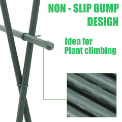 Set of 25 Mininfa Steel Plant Stakes displayed