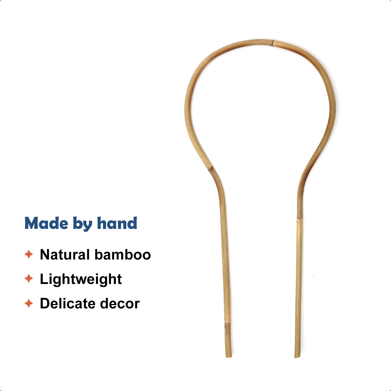 Set of 3 COLOtime Bamboo Trellises in light brown