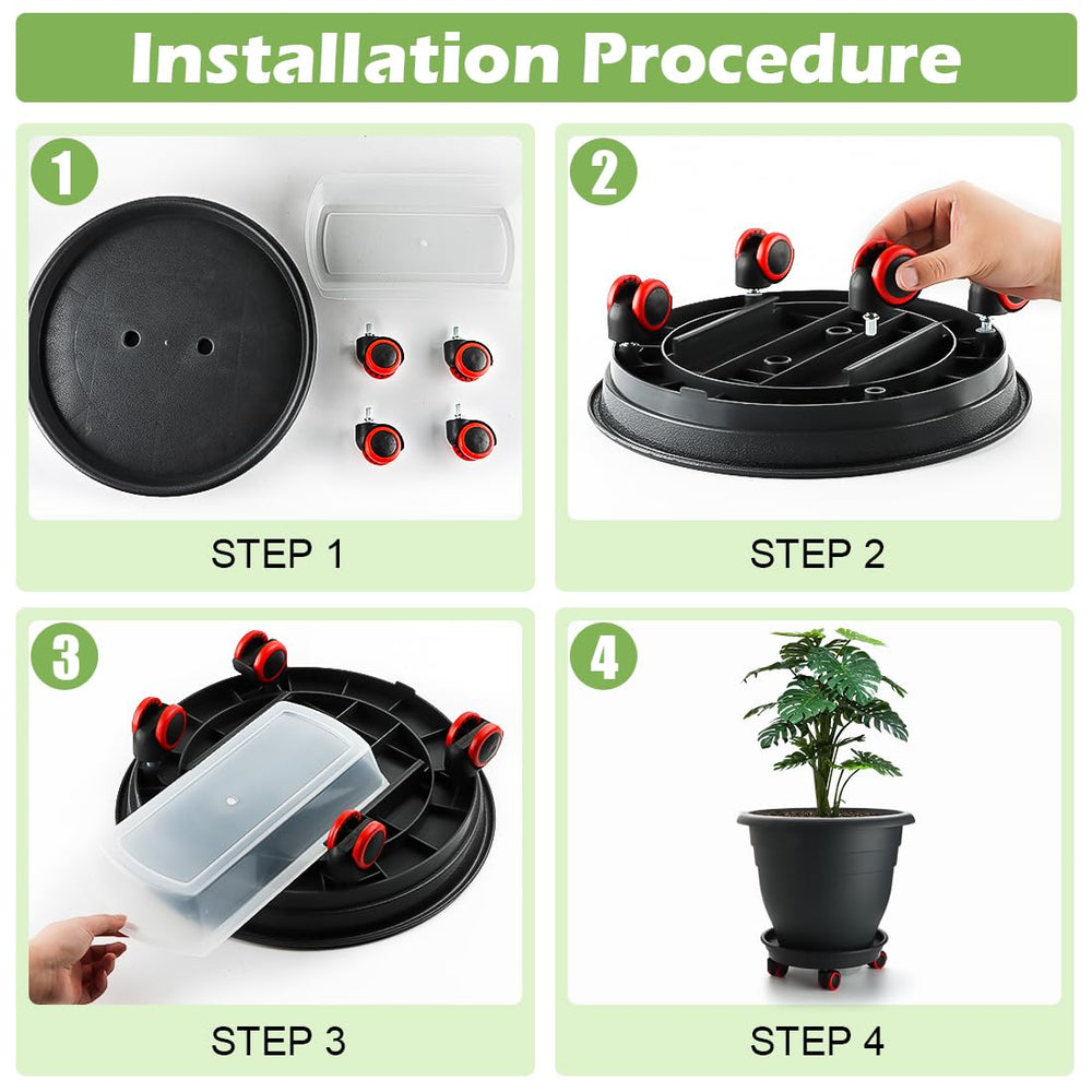 Set of 3 RooTrimmer large plant pots stacked for storage