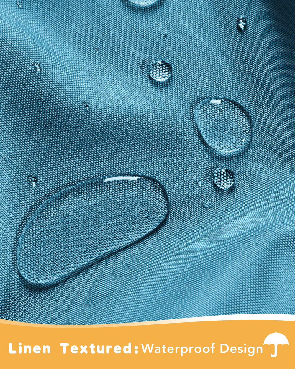 Set of 4 HolidayIdeas waterproof outdoor curtains