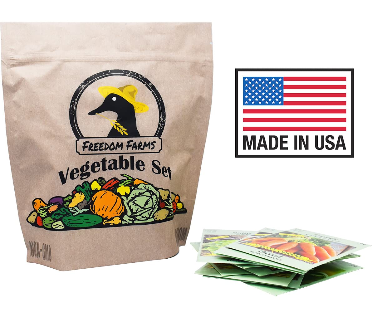 Set of 43 assorted vegetable and herb seed packets