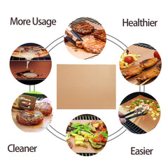Set of 7 Renook Copper Grill Mats in packaging