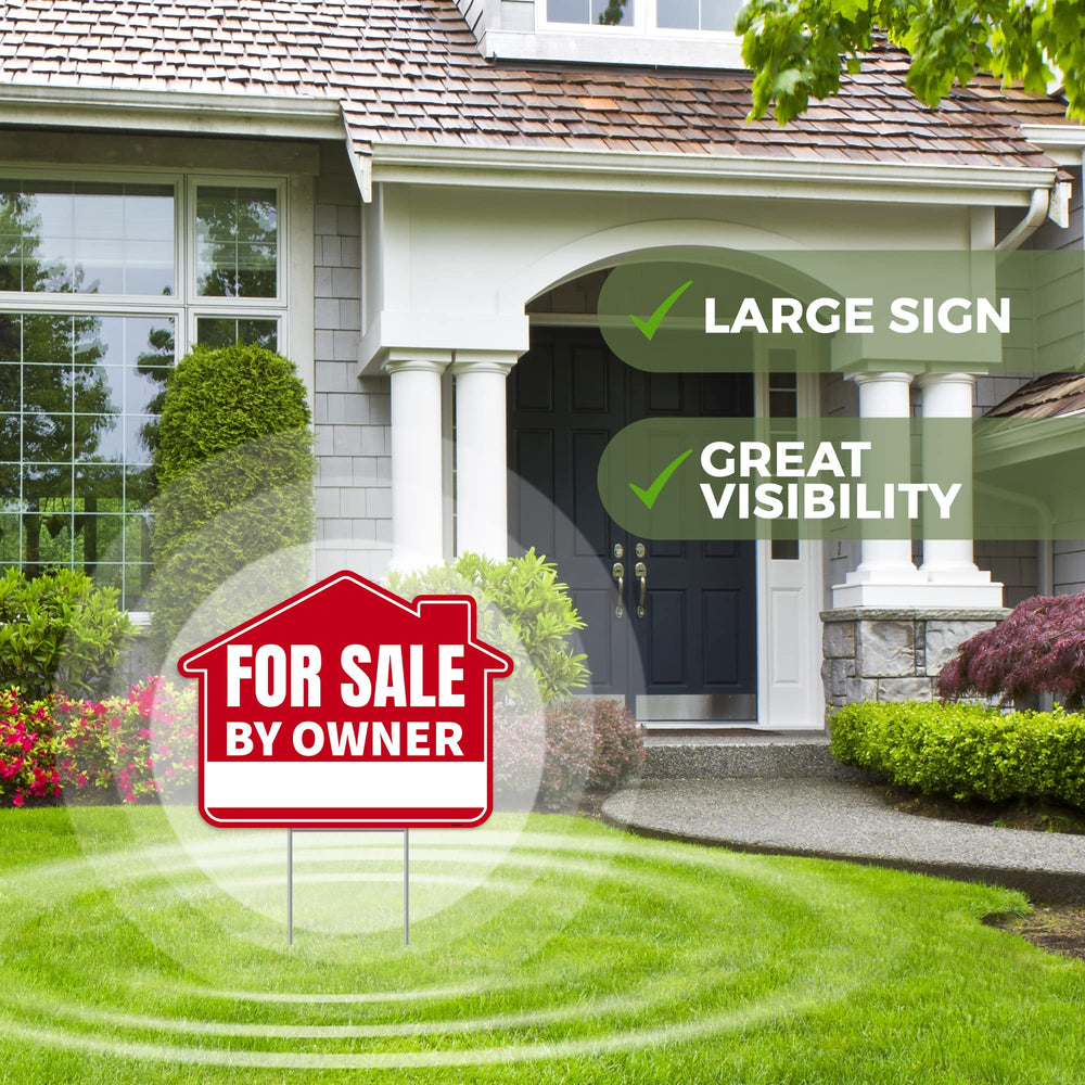 Set of three Venicor For Sale By Owner signs