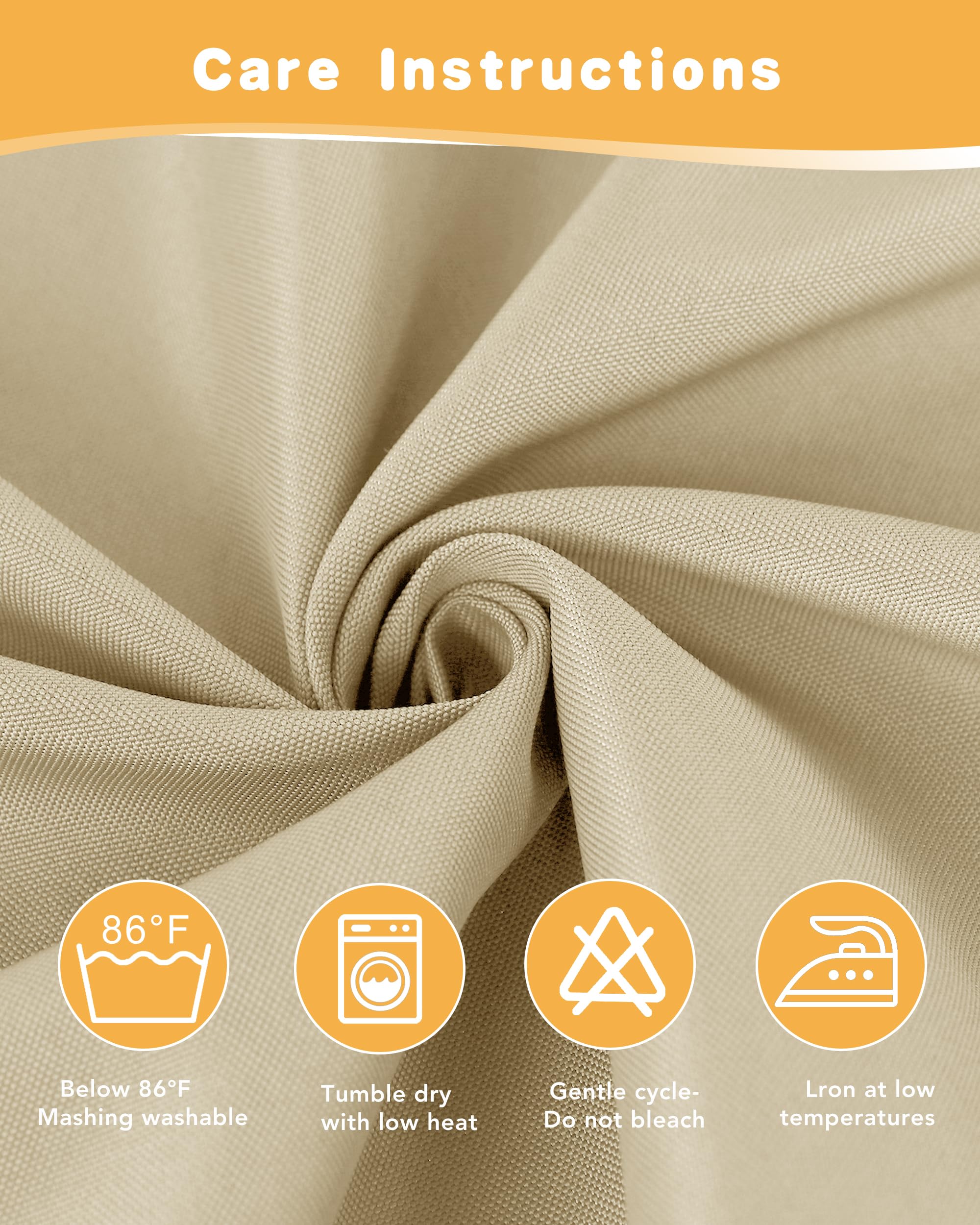 Set of two HolidayIdeas outdoor curtains