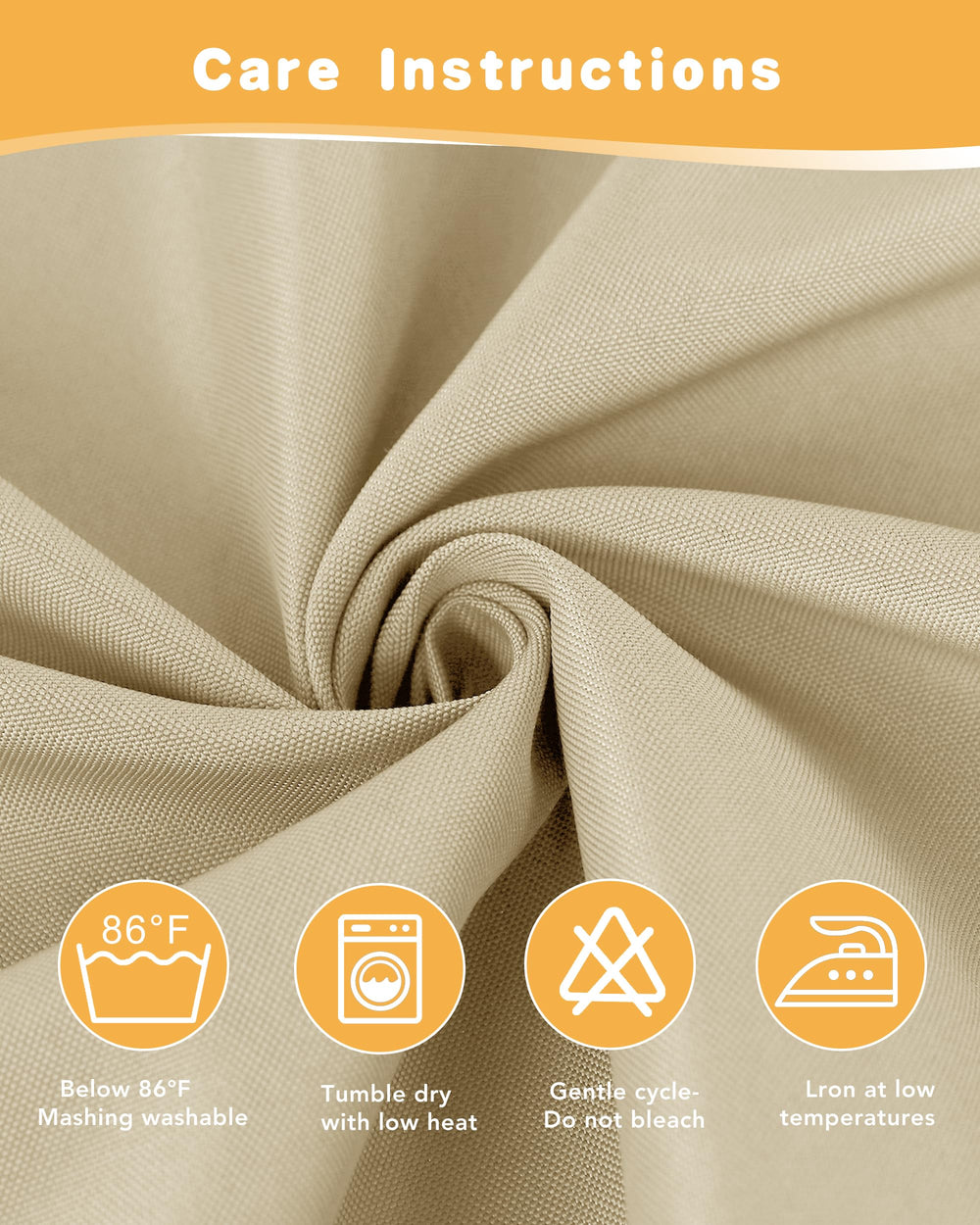 Set of two HolidayIdeas outdoor curtains