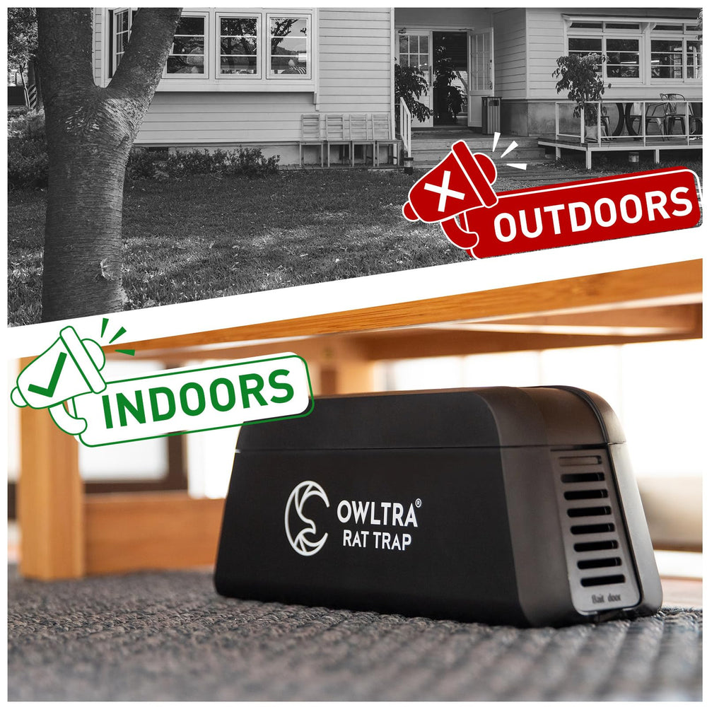 Set of two OWLTRA Electric Rat Traps in packaging