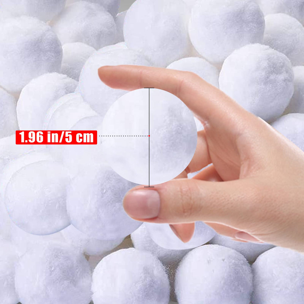 SETHVILL pool filter balls in a mesh bag for washing