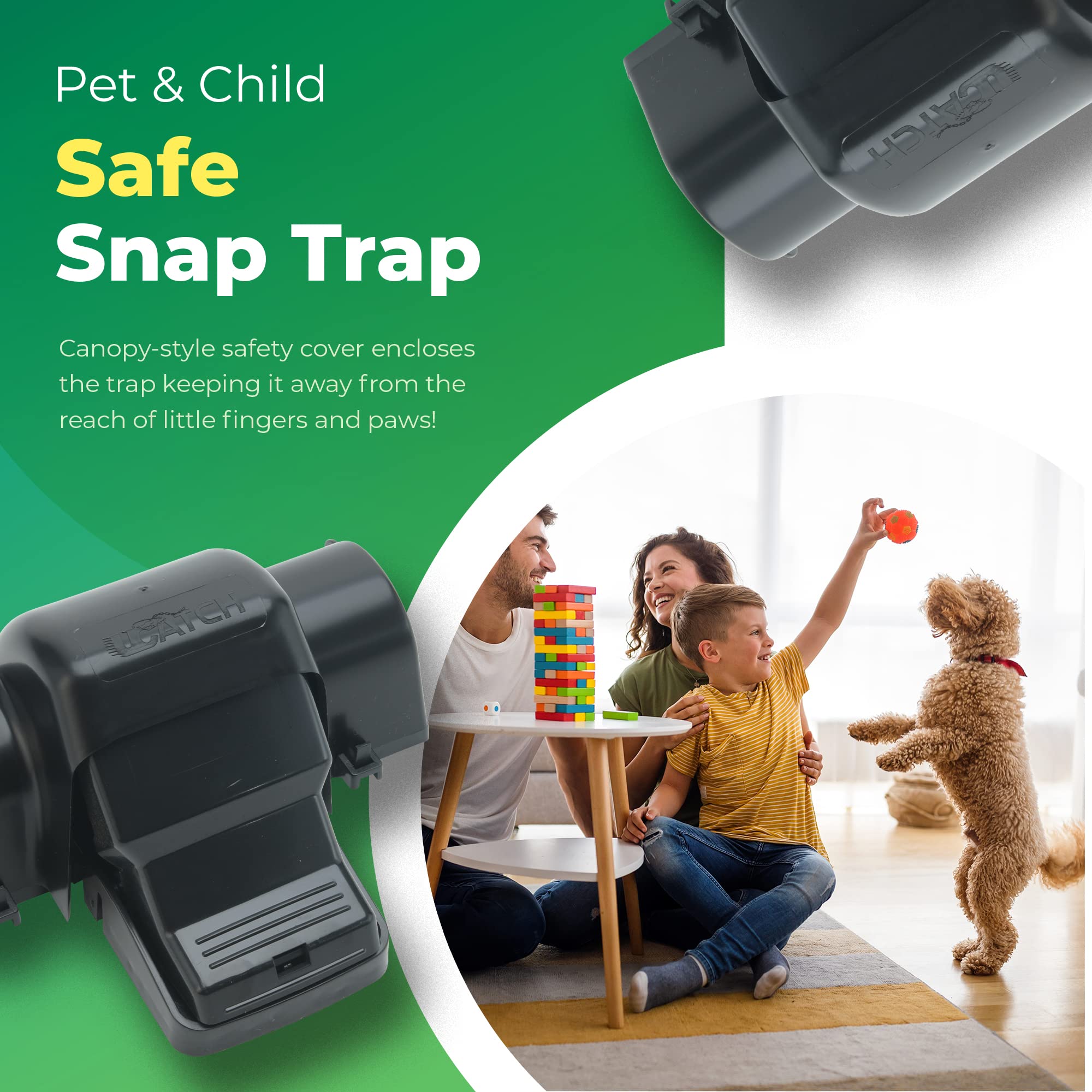 Setting up UCatch Rat Trap with bait insertion