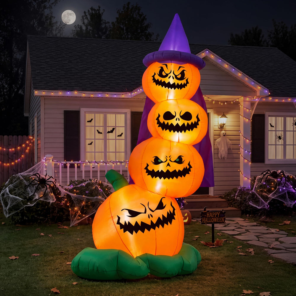 Setup process of Joiedomi inflatable pumpkin decoration