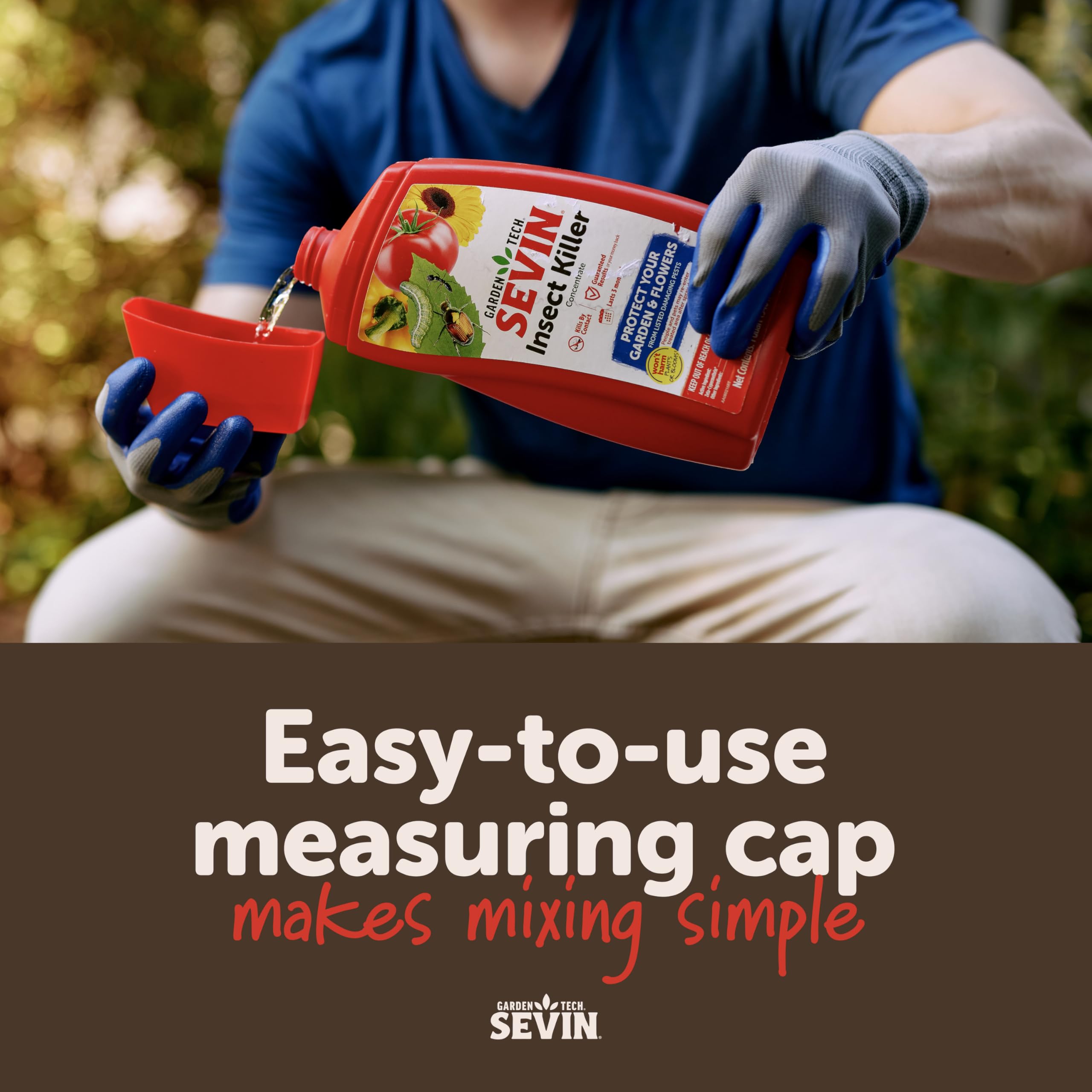 Sevin Insect Killer Concentrate II in a garden setting