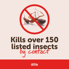 Sevin Insect Killer Dust being applied to plants
