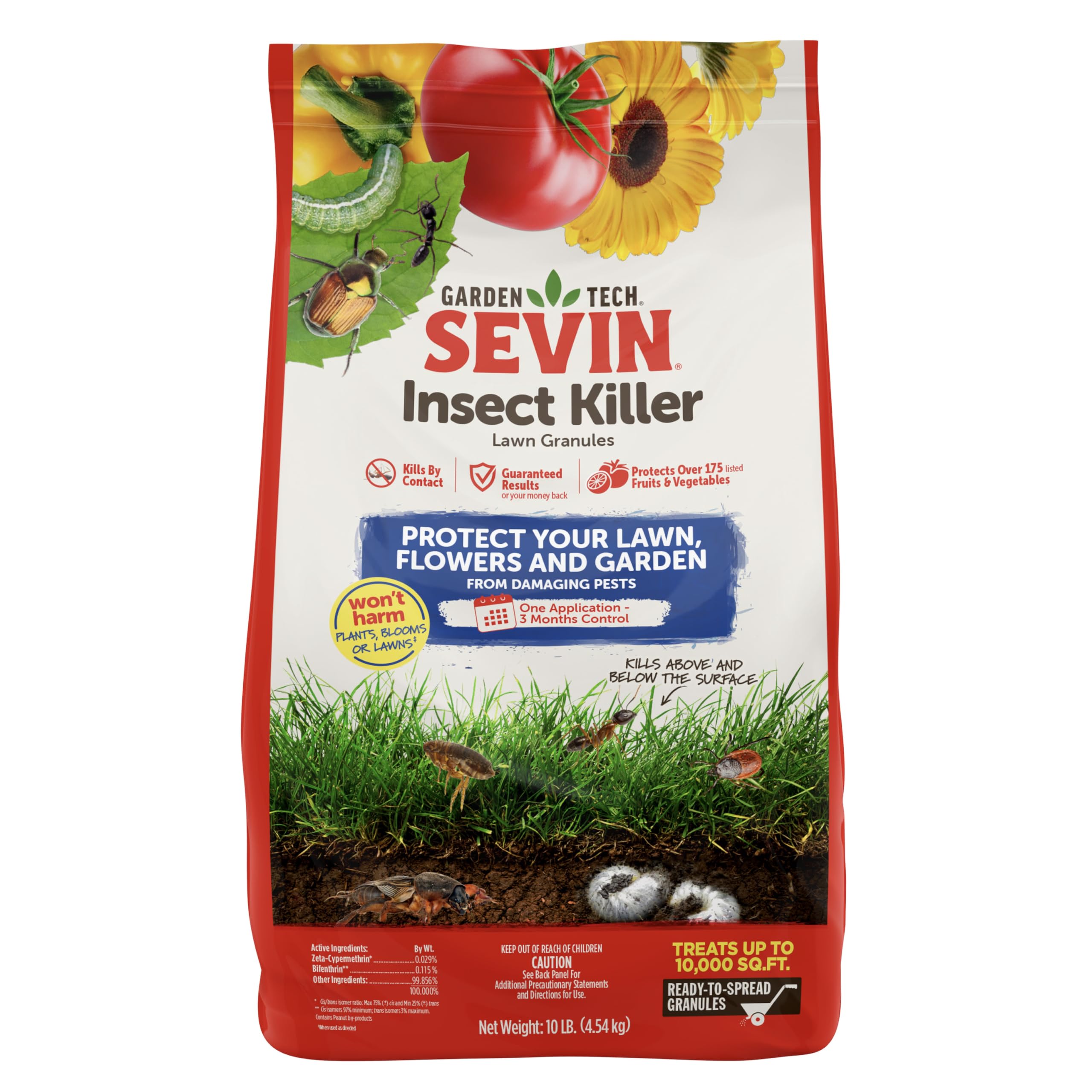 Sevin Insect Killer Granules II 10 Pound front view