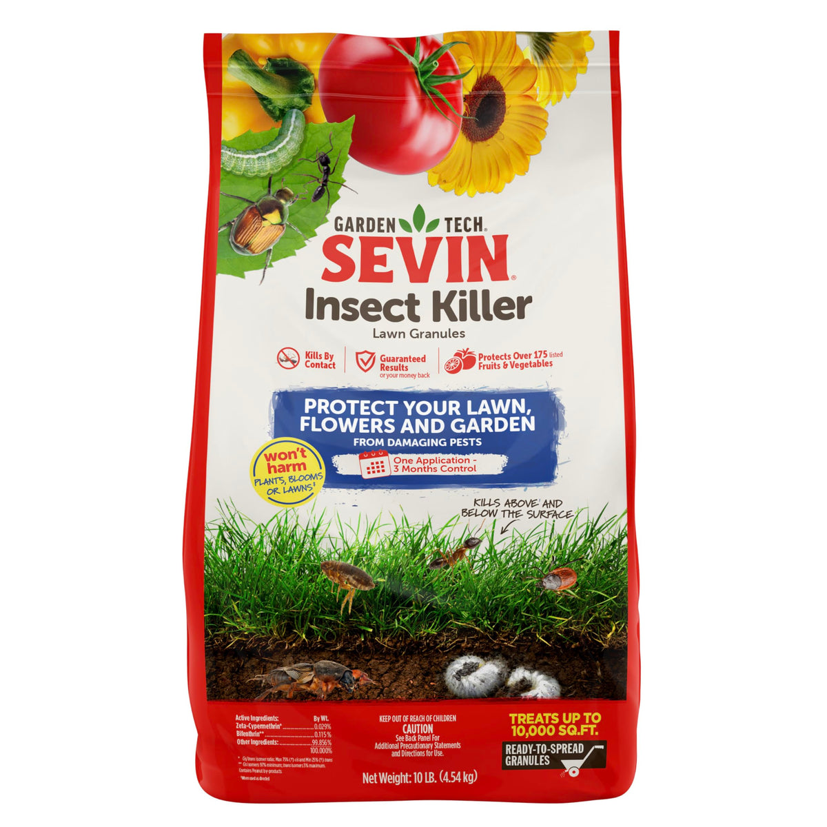 Sevin Insect Killer Granules II 10 Pound front view