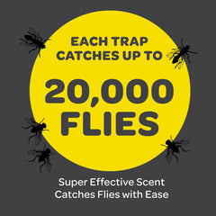 SEWANTA Fly Trap instructions showing setup process