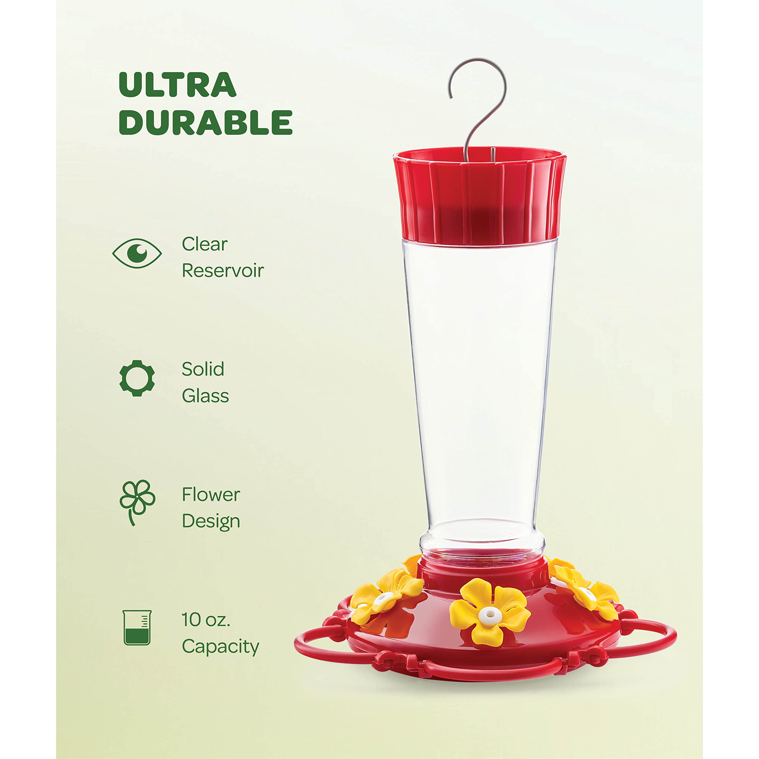 SEWANTA hummingbird feeder showing the leakproof design