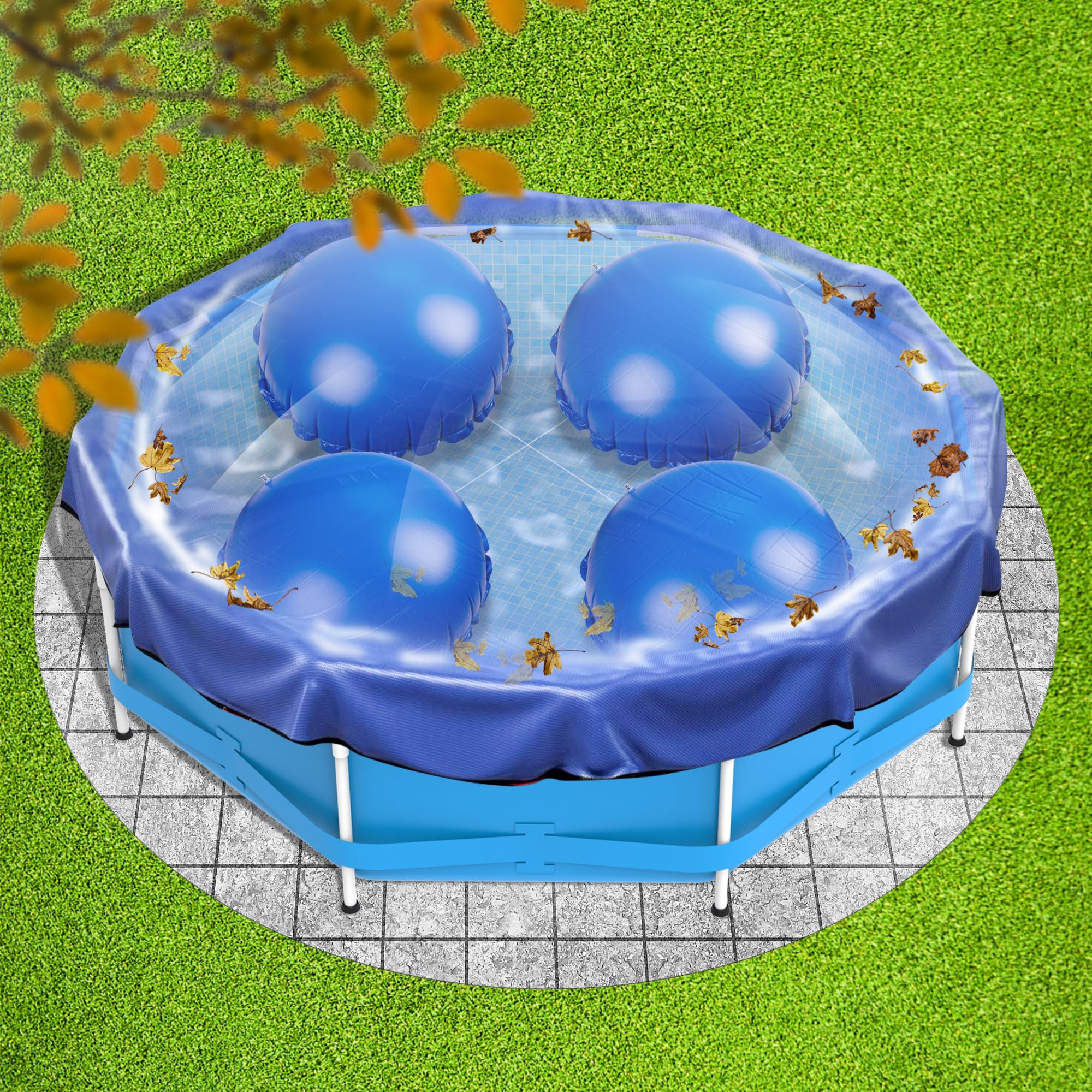 Sfcddtlg Pool Air Pillow on above-ground pool
