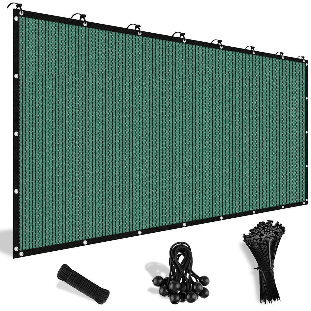 Shade&Beyond 10' x 14' Sun Shade Cloth green front view