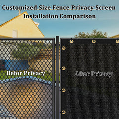 Shade&Beyond privacy screen installed on balcony