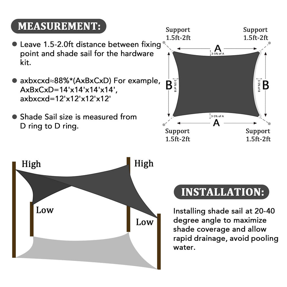 Shade&Beyond shade sail in a garden setting