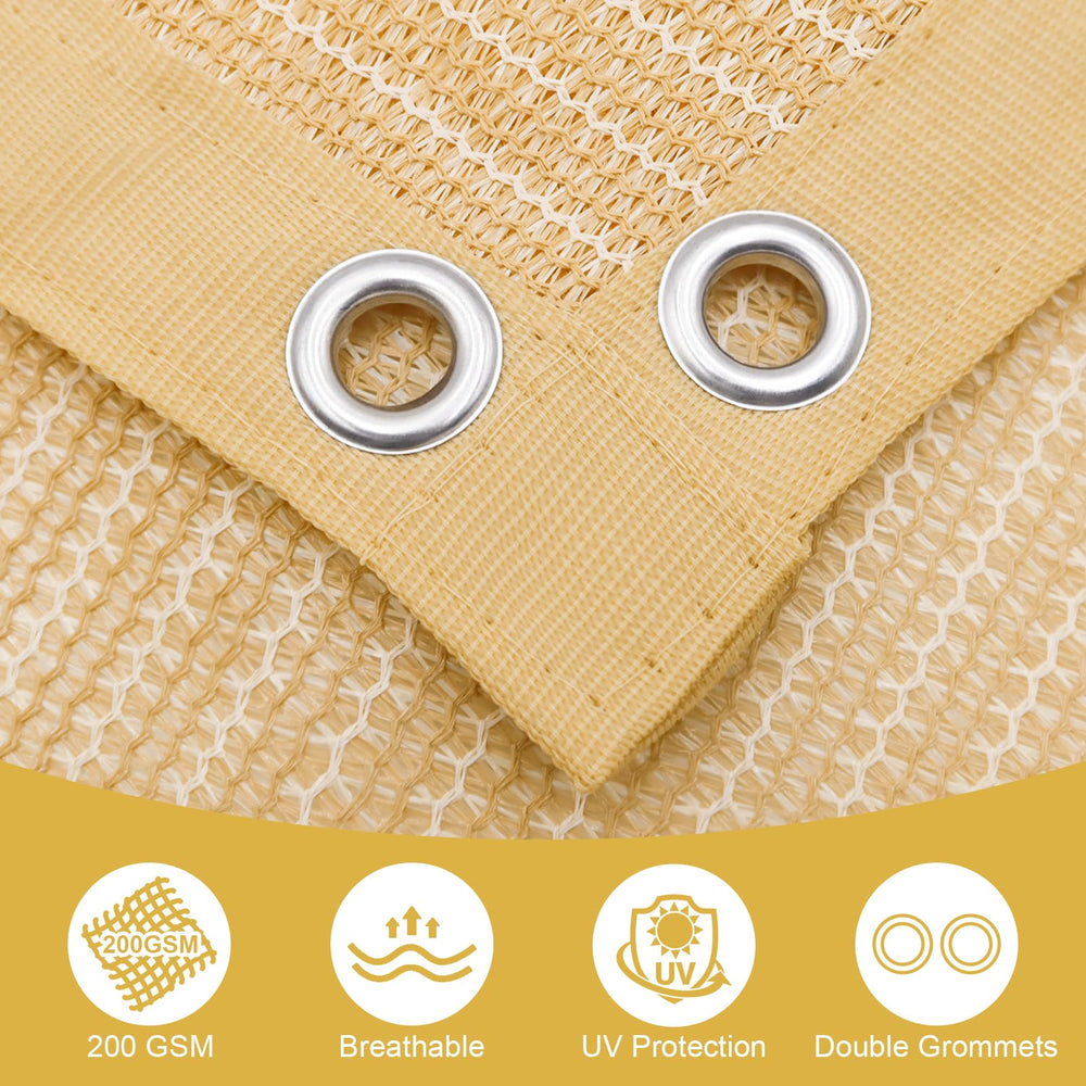 Shade&Beyond sun shade cloth demonstrating airflow