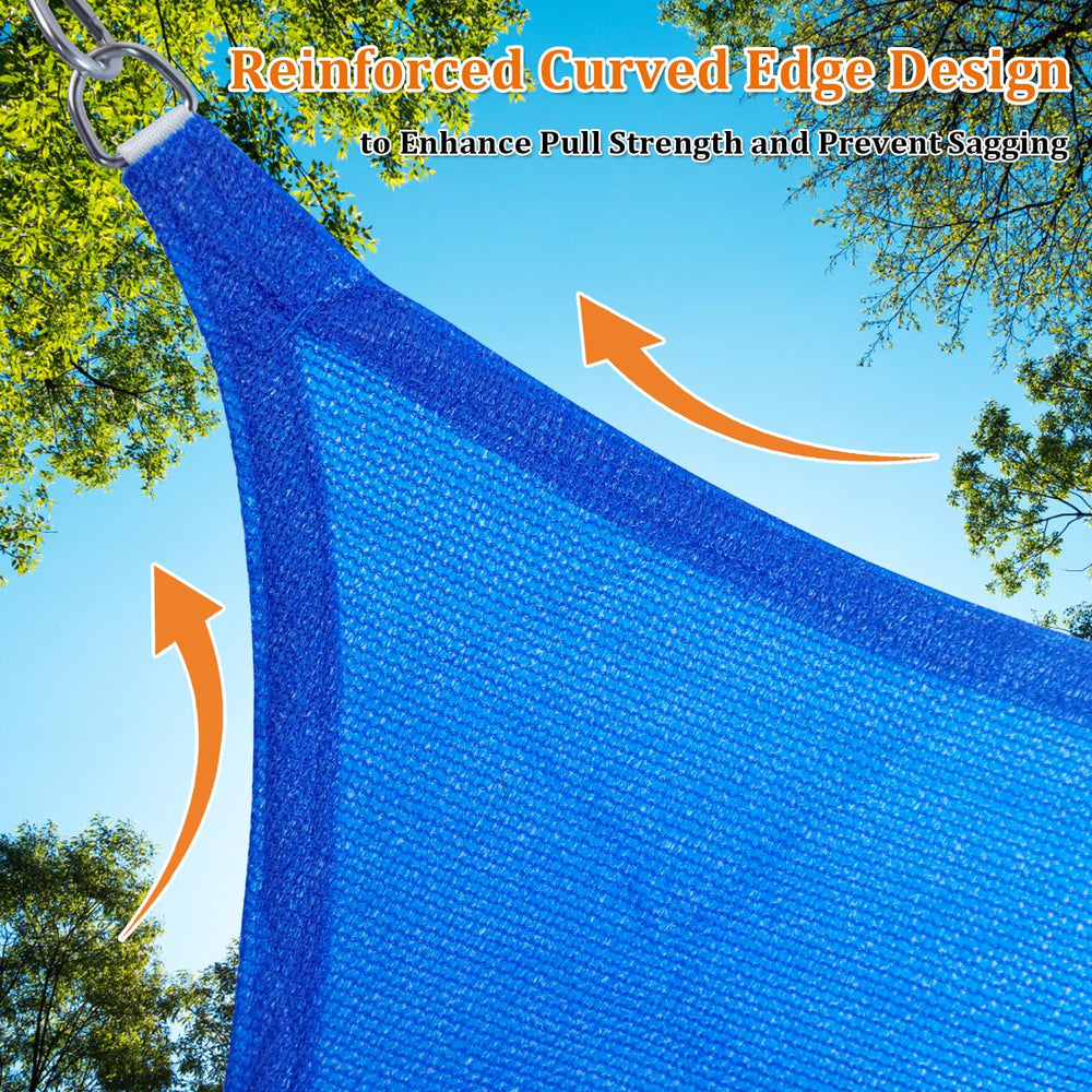 Shade&Beyond Sun Shade Sail providing shade over a patio area