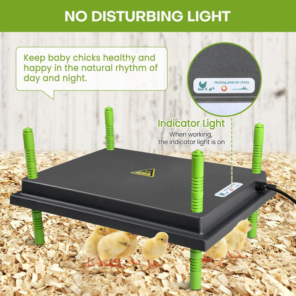 Shaledig chick brooder plate packaging and contents